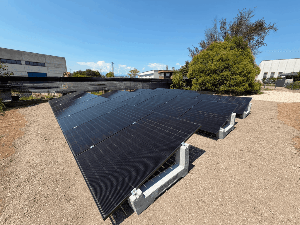 Montecchio Precalcino: 11,5 kWp installati a terra